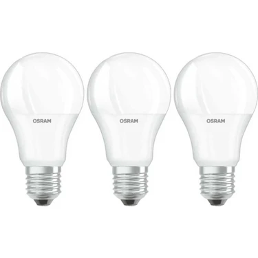 Osram Led Value 8,5W Beyaz Işık E-27 806lm Ampul 3 lü