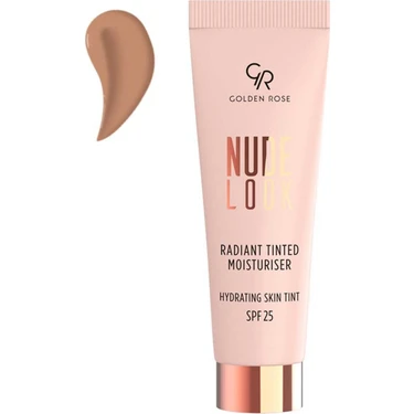 Golden Rose Nude Look Radiant Tinted Moisturiser No: 03 Deep Tint - Renkli Nemlendirici Spf 25 -