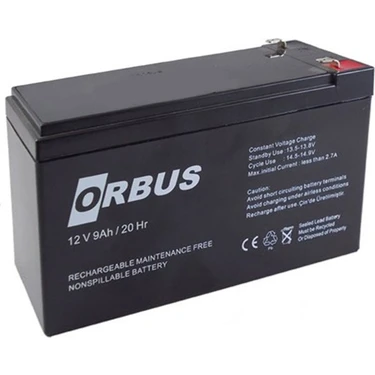 Orbus 12 V 9AH Bakımsız Kuru Ups