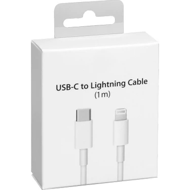 Apple iPhone Uyumlu 11-12-13 - 14 Pro/Max Lightning Hızlı Şarj Kablosu 1 Metre USB C