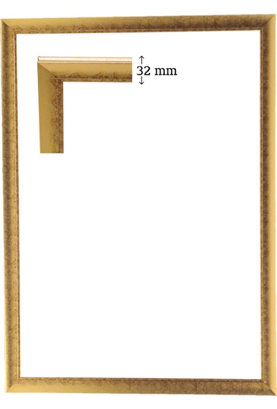 Efor Çerçeve 1000 Parça Altın Renk Puzzle Çerçevesi ( 66 cm x 48 cm )