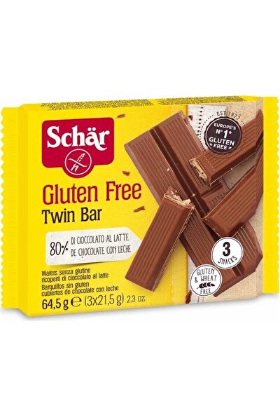 Schar Glutensiz Çikolatalı Twin Bar 64.5 gr