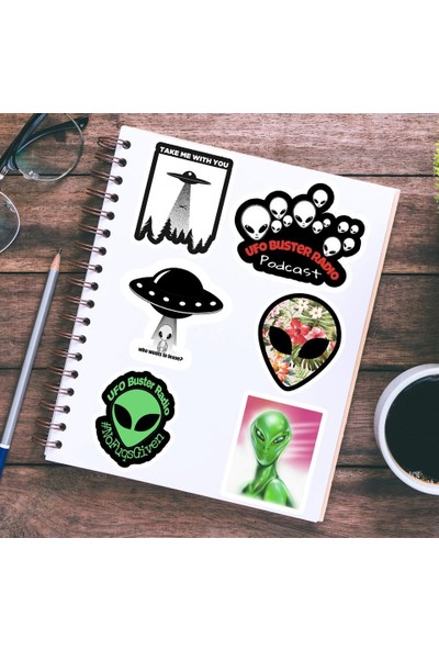 Woohoo Alien Sticker 203