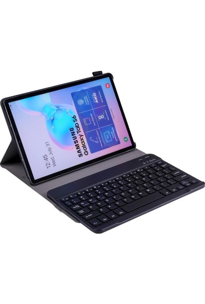 Teleplus Samsung Galaxy Tab A 8.0 (2019) T290 Kılıf Cover Standlı Mıknatıslı Bluetooth Klavyeli Kılıf Siyah