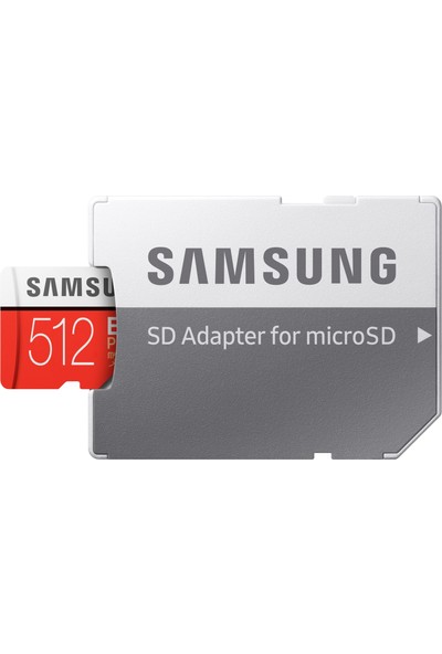 Samsung Evo Plus 512GB microSDHC/SDXC U3 UHS-I SDR104 Kart (Adaptör) MB-MC512HA/EU