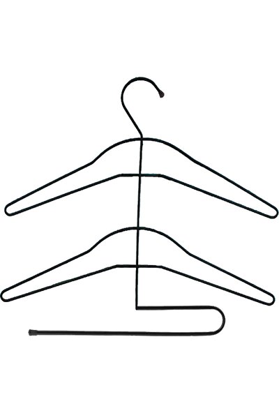 Ck House 3 Katlı Takım Elbise Askısı Düzenleyici Ceket Pantolon Askılık