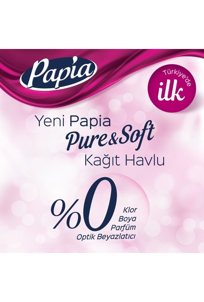 Papia Pure & Soft Havlu 48 Rulo