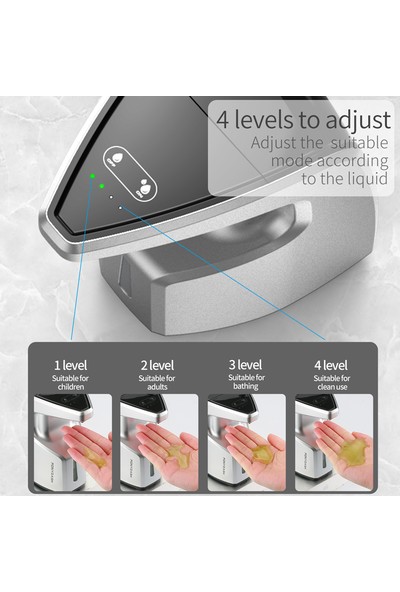 Hedi's Sensörlü Sıvı Sabunluk ve Otomatik Dezenfektanlık