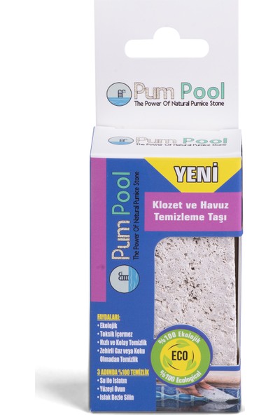 Pum Pool Tuvalet Temizleyici Taş Havuz Küvet Fayans Sert Yüzey Temizleme Taşı Ponza Taşı