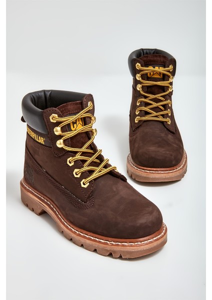 Caterpillar Dark Brown Colorado Lux Dark Brown Nubuk Kadın Bot M0111116101