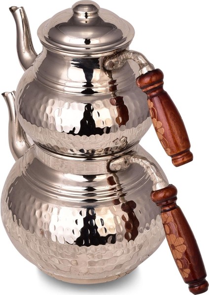 Klasik Bakır Çaydanlık No:2 Nikel