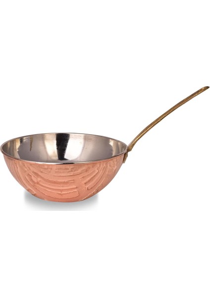 Bakır Wok Tava 25CM Ince