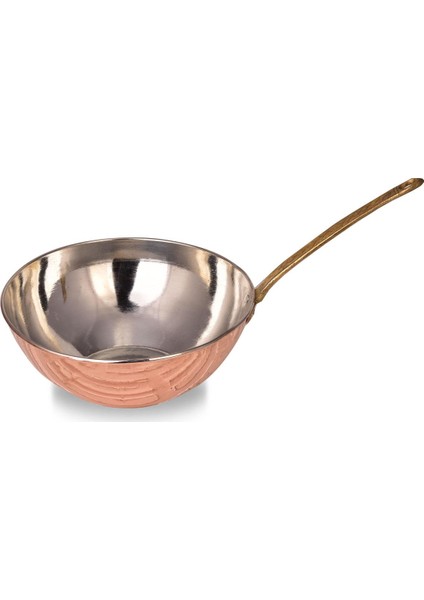 Bakır Wok Tava 25CM Ince