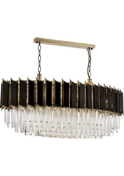 AV-60225-E110X35 Eskitme Kaplama Modern Avize E27 Metal Kristal 110x35cm