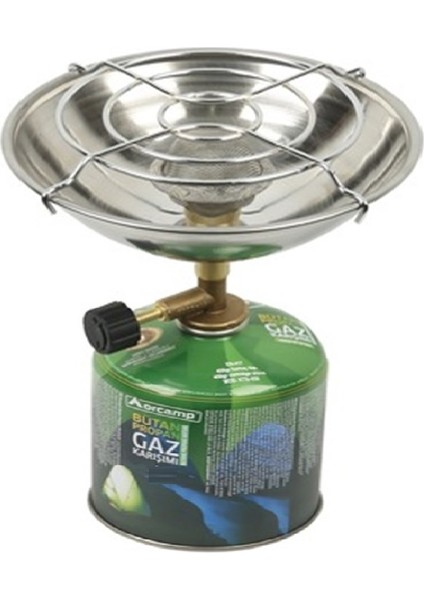 Isıtıcı Fonksiyonlu Ocak+ Kamp Gaz Kartuşu Set 450 gr - Orcamp KTS450 + SB605