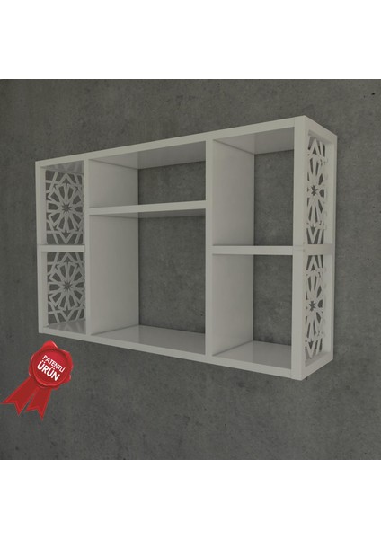 Terek Remaks Dekoratif Duvar Rafı Beyaz fiyatları