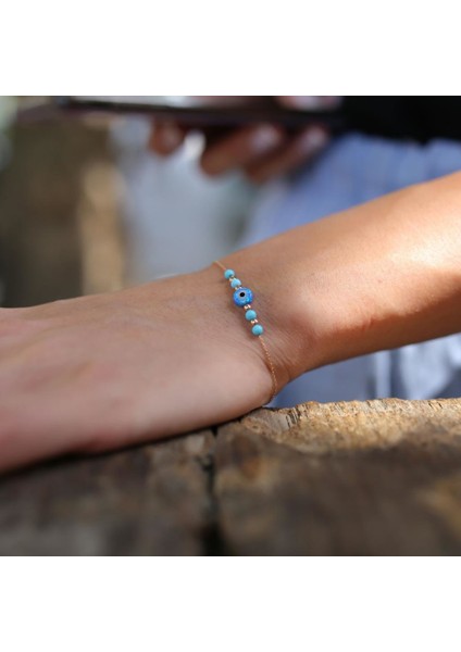 Opal Gözlü Firuze Bileklik