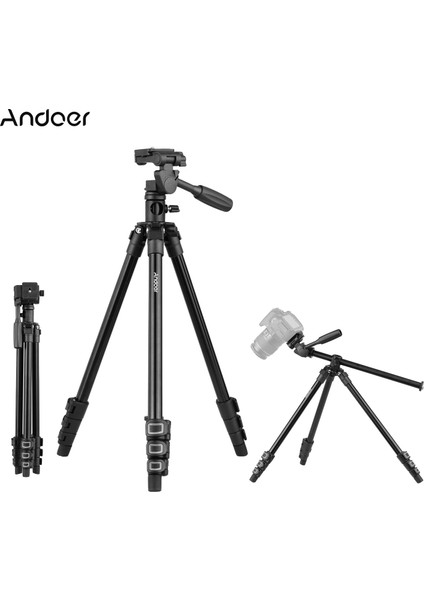 Q160HA Profesyonel Video Tripod Yatay Montajlı