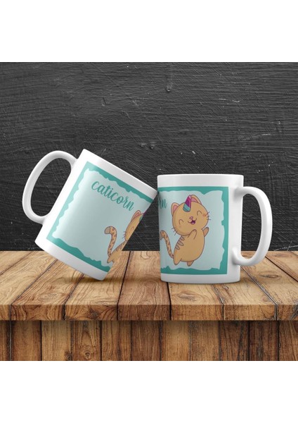 Kişiye Özel Caticorn Temalı Kupa