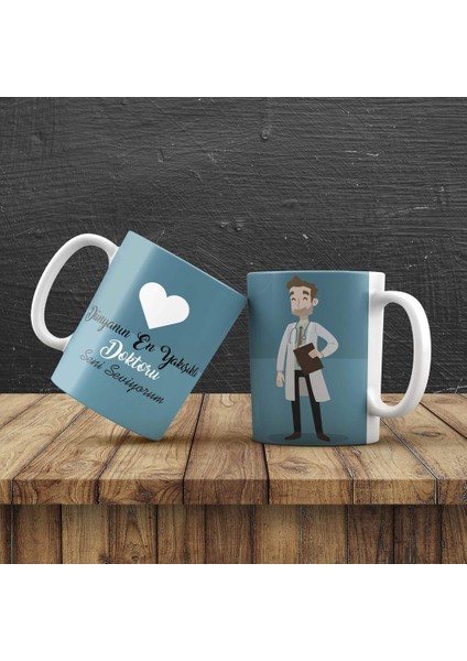 Kişiye Özel Erkek Doktor Temalı Kupa