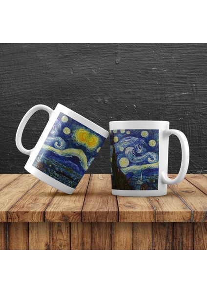 Kişiye Özel Yıldızlı Gece Temalı Kupa