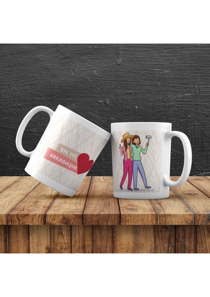 Kişiye Özel En Iyi Arkadaşım Temalı Kupa