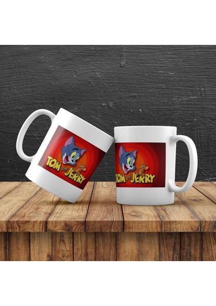 Kişiye Özel Tom ve Jerry Temalı Kupa