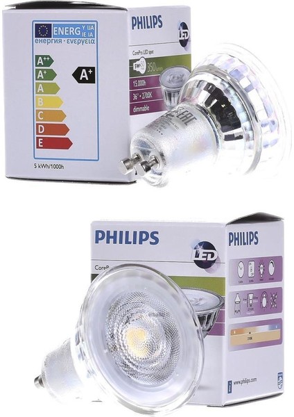 Corepro 5W Dim LED Ampul Sarı 2700K GU10 Duy