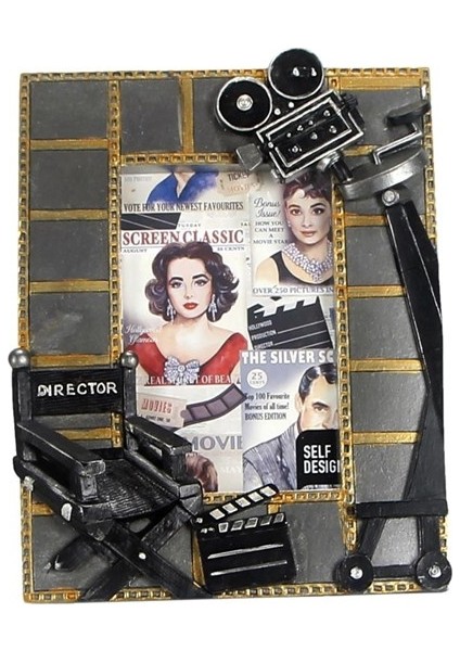 Sinema Direktör Temalı Dekoratif Fotoğraf Çerçevesi