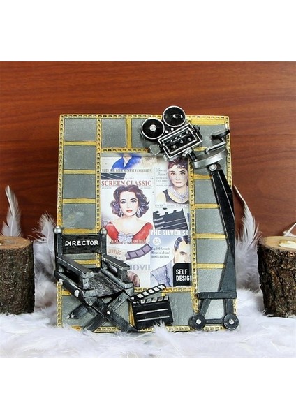 Sinema Direktör Temalı Dekoratif Fotoğraf Çerçevesi modelleri