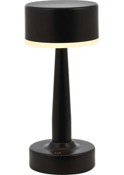 ML-64005-BSY Siyah Boyalı Masa Lambası LED Metal Pleksi 11cm
