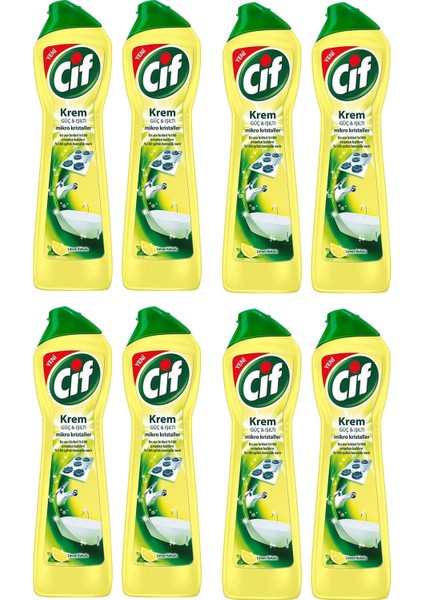 Krem Limonlu 500 ml 8'li