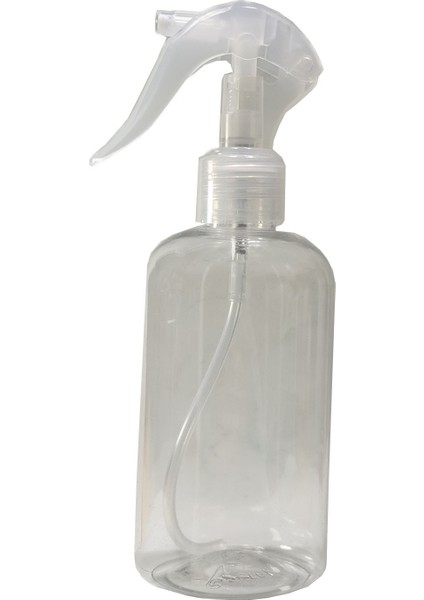 Boş Pet Şişe 250 ml + Valf 10 Adet Takım Triger