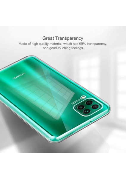 Huawei P40 Lite Kılıf Premium Şeffaf Silikon Kılıf fırsatları