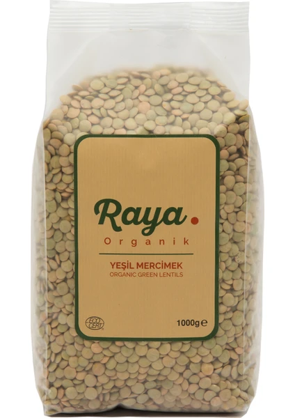 Raya Organik Yeşil Mercimek 1 kg