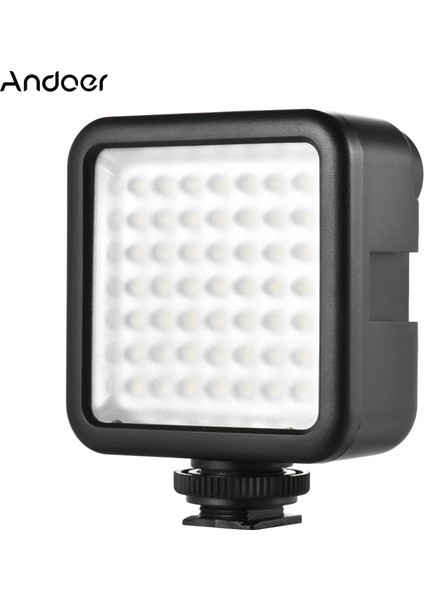 W49 Mini Kilitleme Kamera LED Panel Işık Kısılabilir (Yurt Dışından)