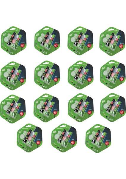15 Adet Zipper Glue Iran Çift Karışımlı Yapıştırıcı 16 gr Şeffaf