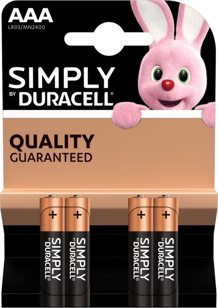 Simply Aaa Alkalin Ince Kalem Pil LR03/MN2400 4'lü