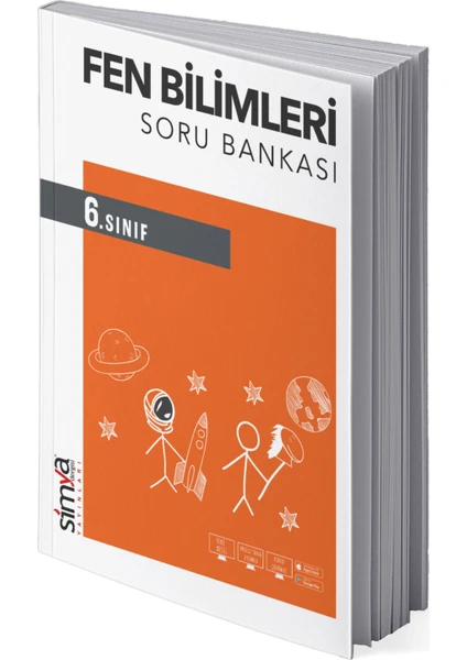 Simya Yayınları  6.Sınıf Fen Bilimleri Soru Bankası Kitabı