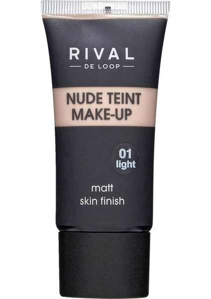 Rival De Loop Fondöten Nude No:01 Light 30 ml