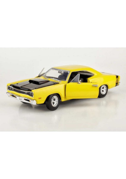 1969 Dodge Coronet Super Bee 1:24 Diecast Model Araba - Sarı