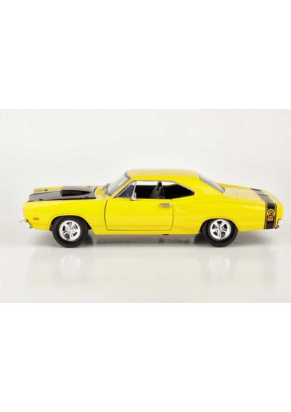 1969 Dodge Coronet Super Bee 1:24 Diecast Model Araba - Sarı modelleri