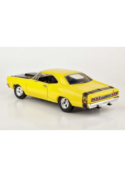 1969 Dodge Coronet Super Bee 1:24 Diecast Model Araba - Sarı fırsatları