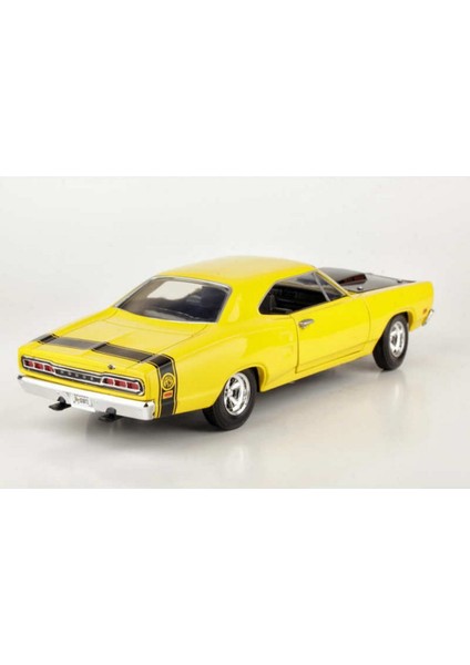 1969 Dodge Coronet Super Bee 1:24 Diecast Model Araba - Sarı indirimleri