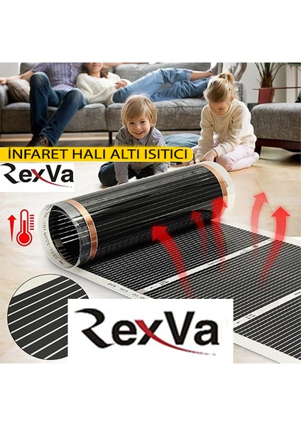 Karbon Film Isıtıcı 80 x 25 cm Karbon Isıtıcı Şok Gazi Kuluçka