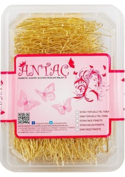 Ince Sarı Topuzlu Firkete 200GR
