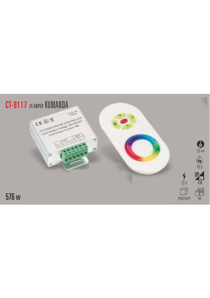 Ct 9117 24 Amper Rf Kumanda