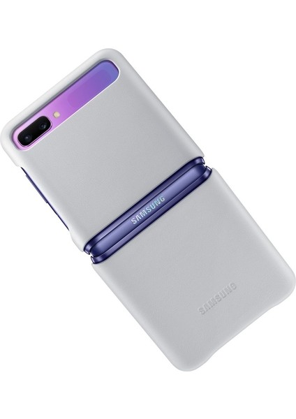 Galaxy Z Flip Deri Kılıf - Gümüş Gri - EF-VF700LSEGWW indirimleri