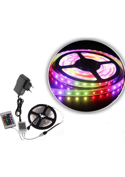 Şerit Led Animasyonlu Rgb Led Seti 4,5 Metre