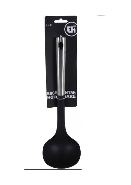 Metal Saplı Slikon Kepçe 32 cm